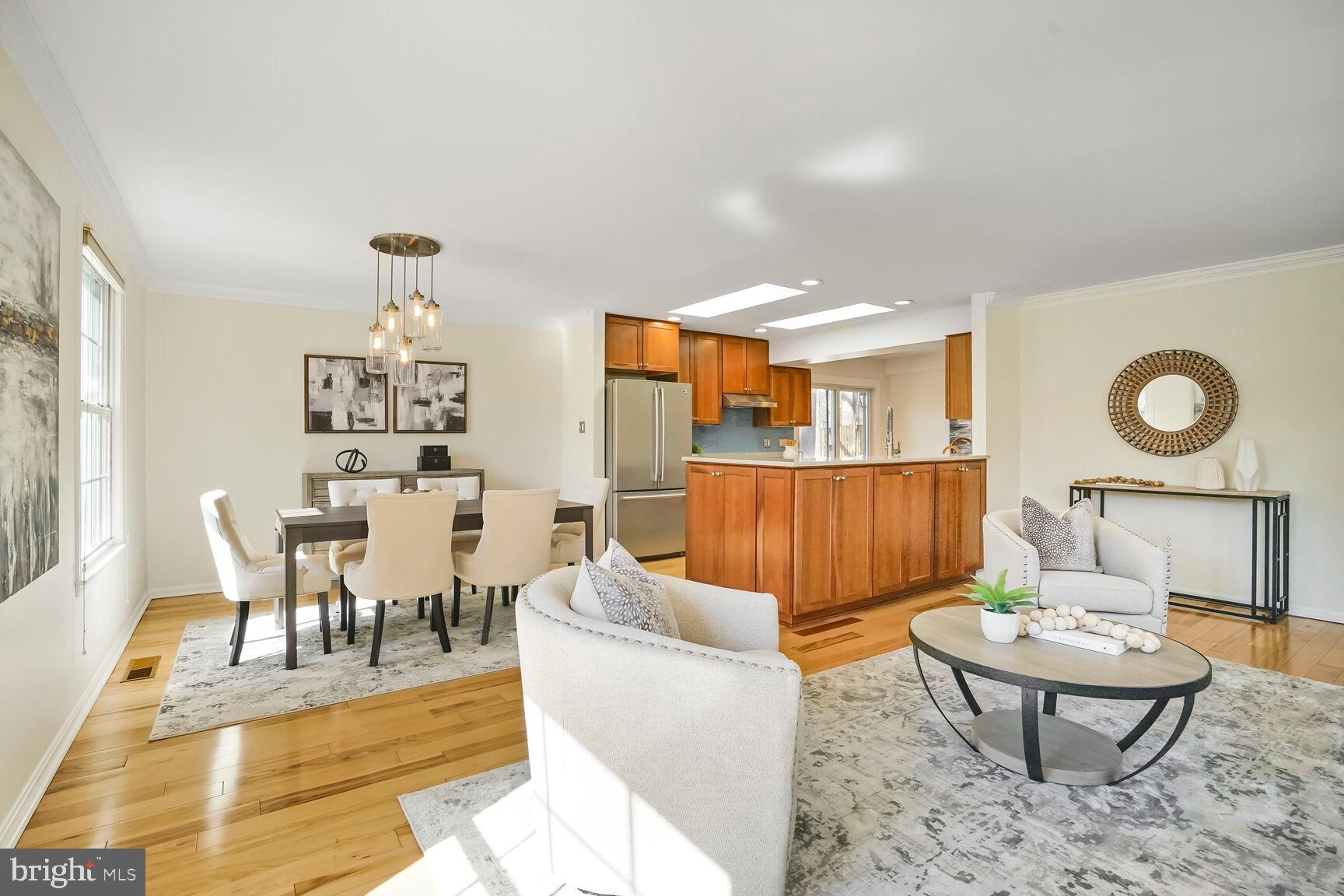 8618 Crestview Drive Fairfax, VA 22031 - Photo 9 of 33 a living room with furniture kitchen view and a table