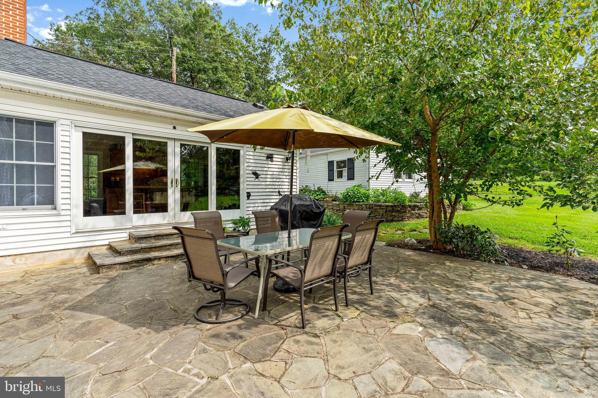 1109 Bernoudy Road White Hall, MD 21161 - Photo 33 of 64 Stone patio is a great spot to relax or entertain!