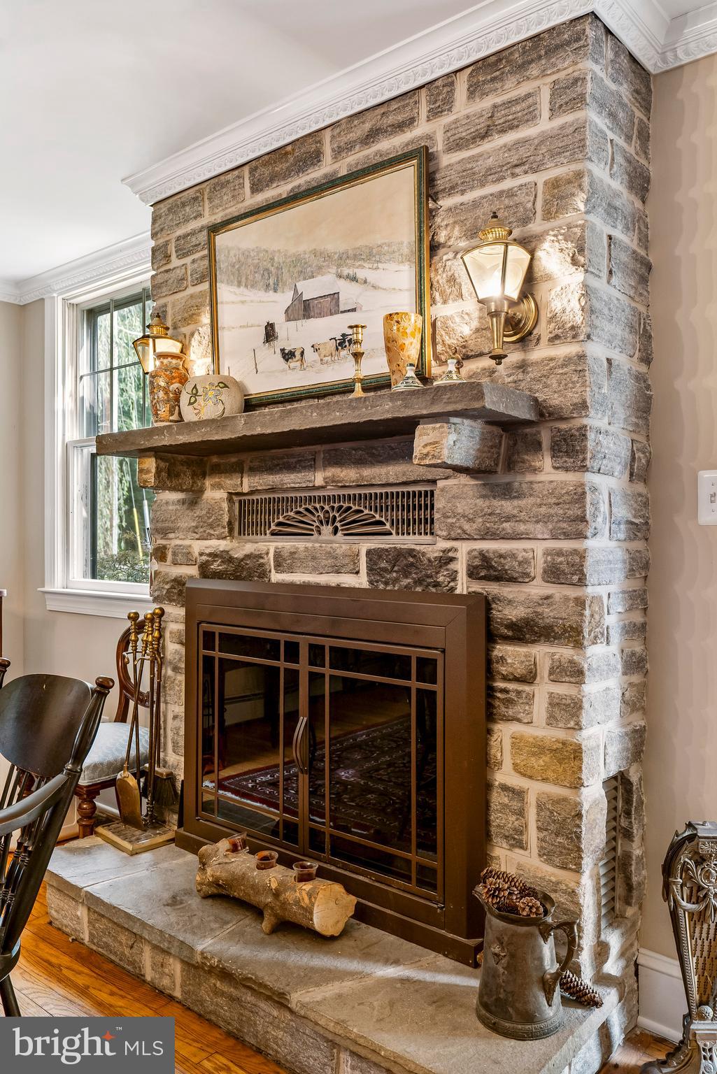 1109 Bernoudy Road White Hall, MD 21161 - Photo 6 of 64 Featuring stone raised hearth fireplace!