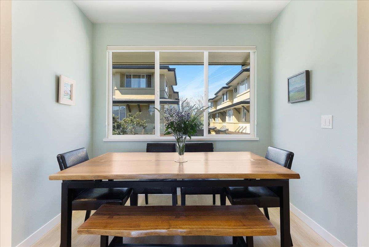 117 Gault Street, Unit B Santa Cruz, CA 95062 - Photo 14 of 42 a view of a dining room with furniture and window
