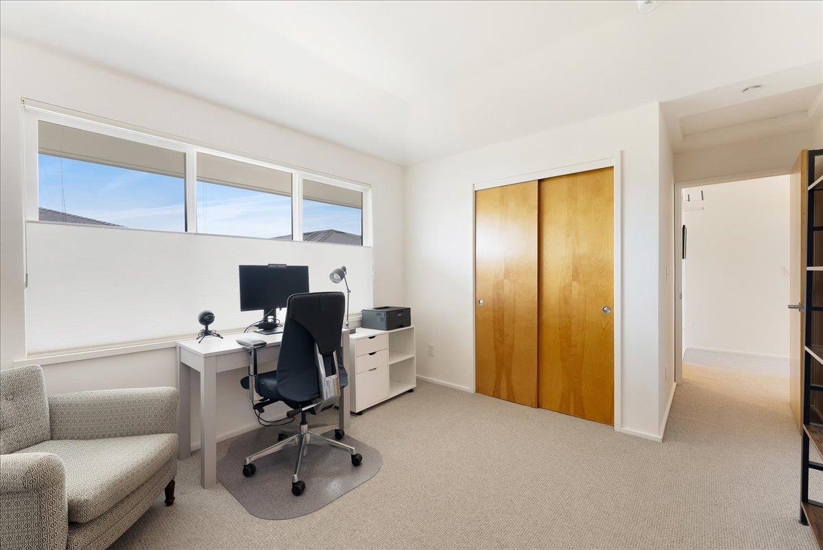 117 Gault Street, Unit B Santa Cruz, CA 95062 - Photo 26 of 42 a view of a workspace with furniture and a window