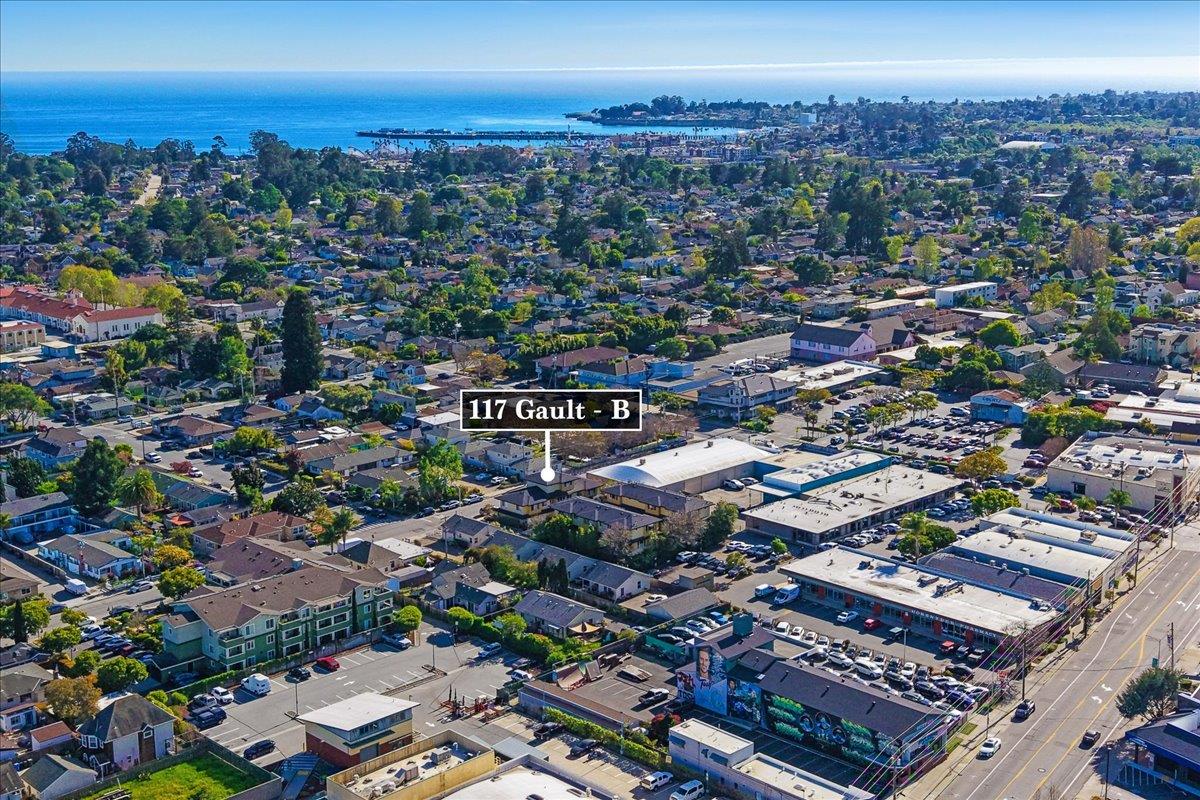 117 Gault Street, Unit B Santa Cruz, CA 95062 - Photo 37 of 42 an aerial view of a city