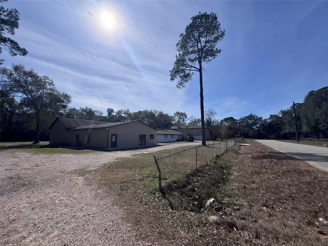 a backyard of a house