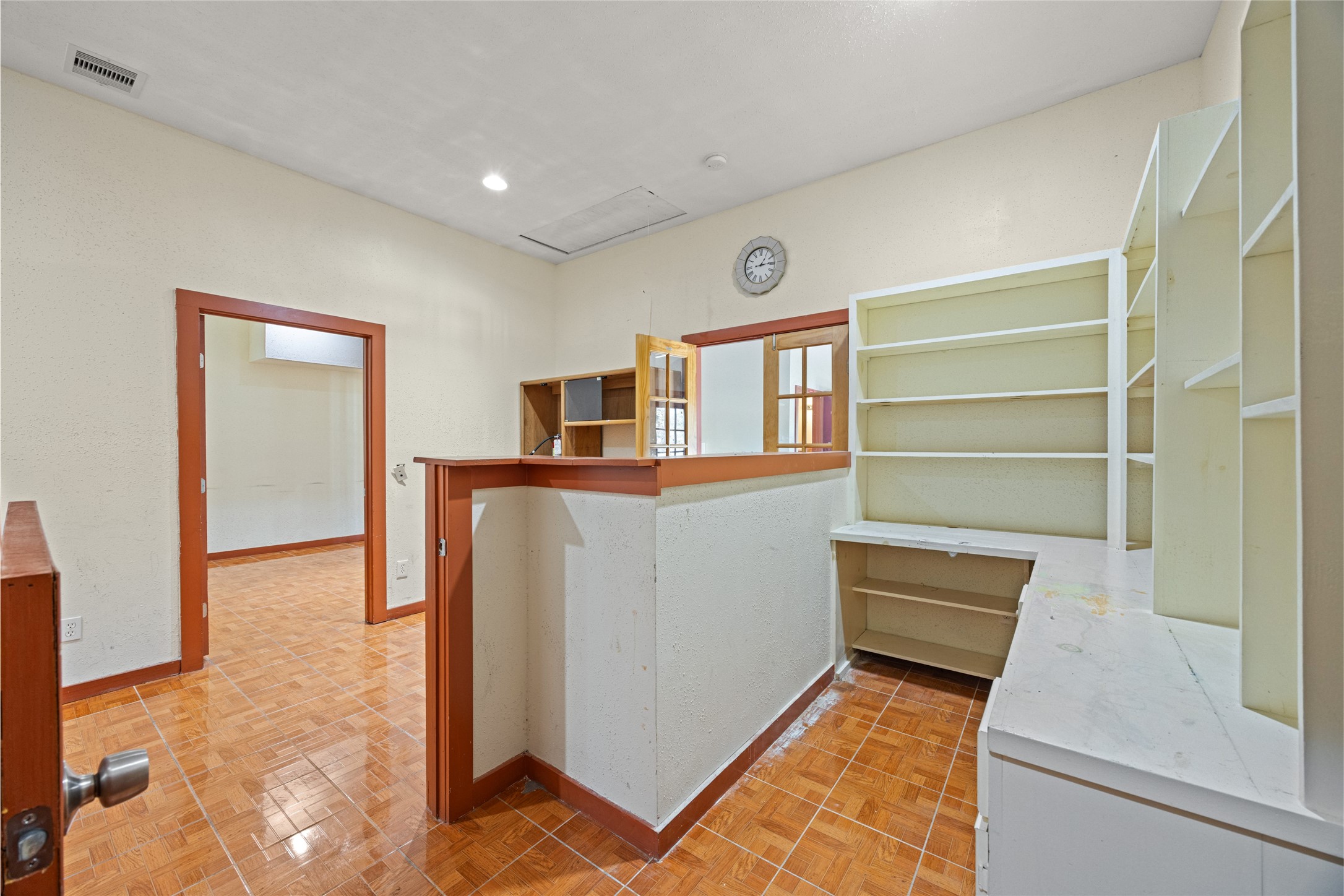 25231 Roesner Lane Katy, TX 77494 - Photo 42 of 48 a view of hallway with wooden floor and furniture