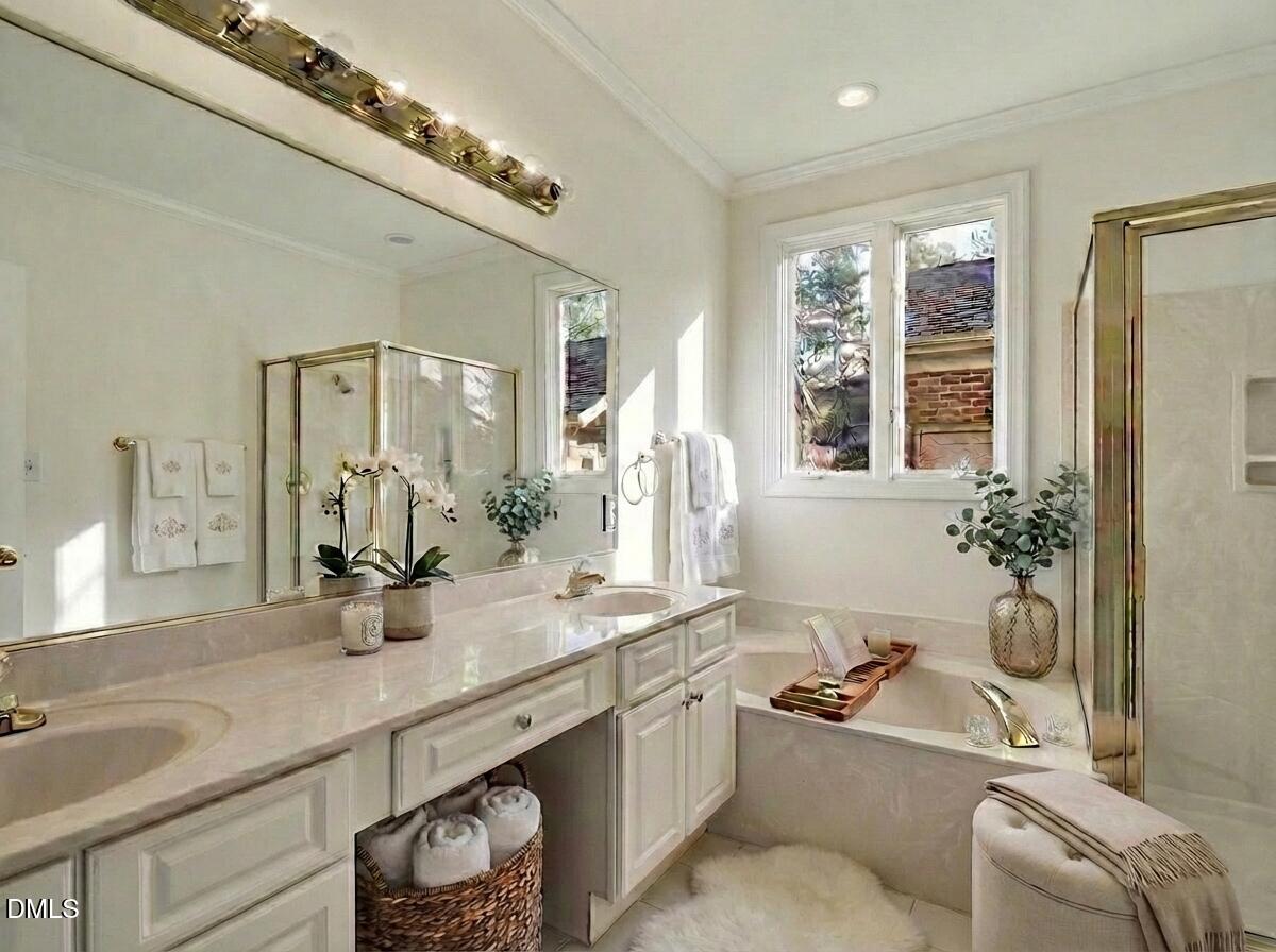 38 Innisfree Drive Durham, NC 27707 - Photo 16 of 30 Virtually staged Primary Bathroom