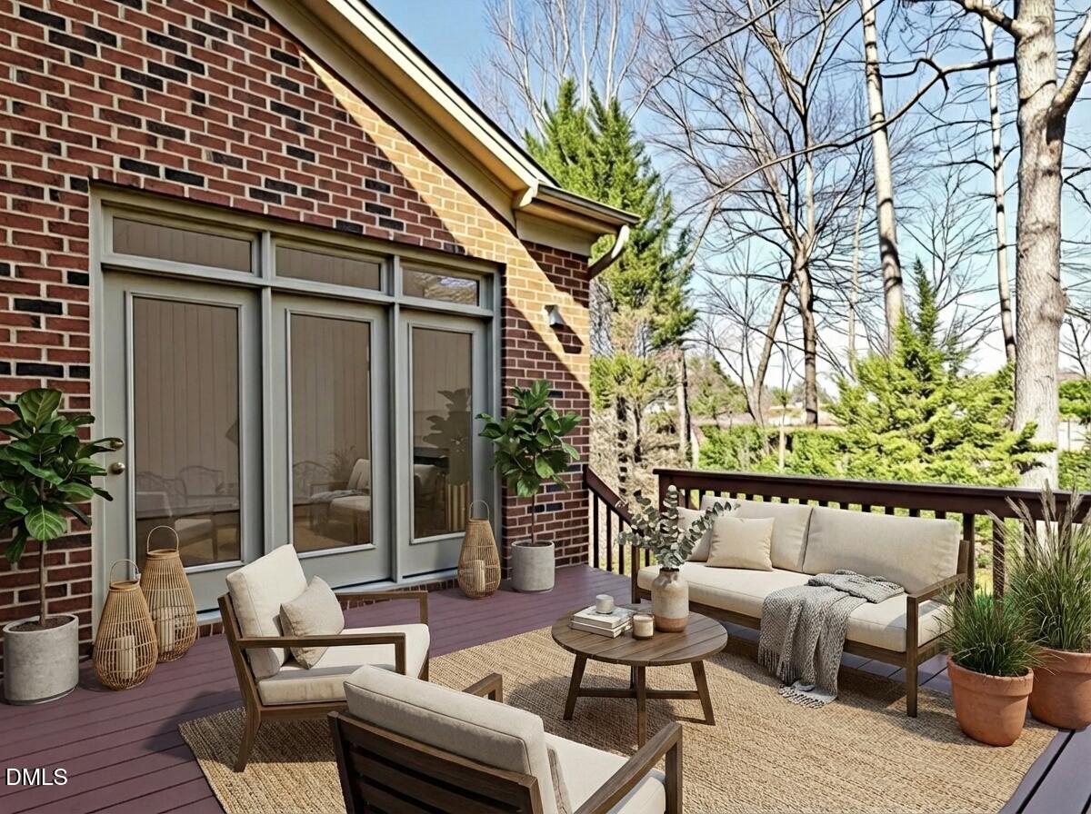 38 Innisfree Drive Durham, NC 27707 - Photo 24 of 30 Virtually staged deck