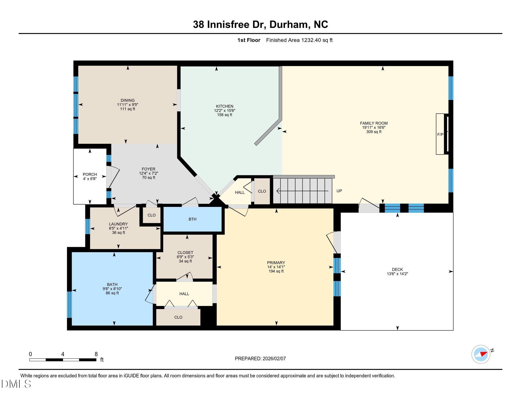 38 Innisfree Drive Durham, NC 27707 - Photo 25 of 30 38 Innisfree - First Floor