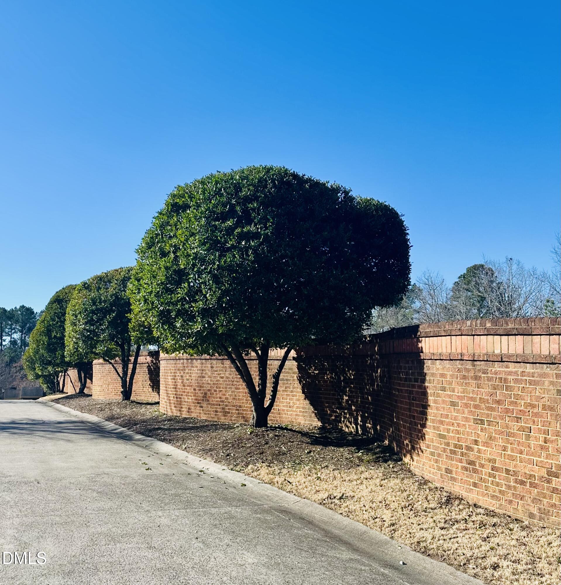 38 Innisfree Drive Durham, NC 27707 - Photo 3 of 30 Innisfree's beautiful serpentine wall