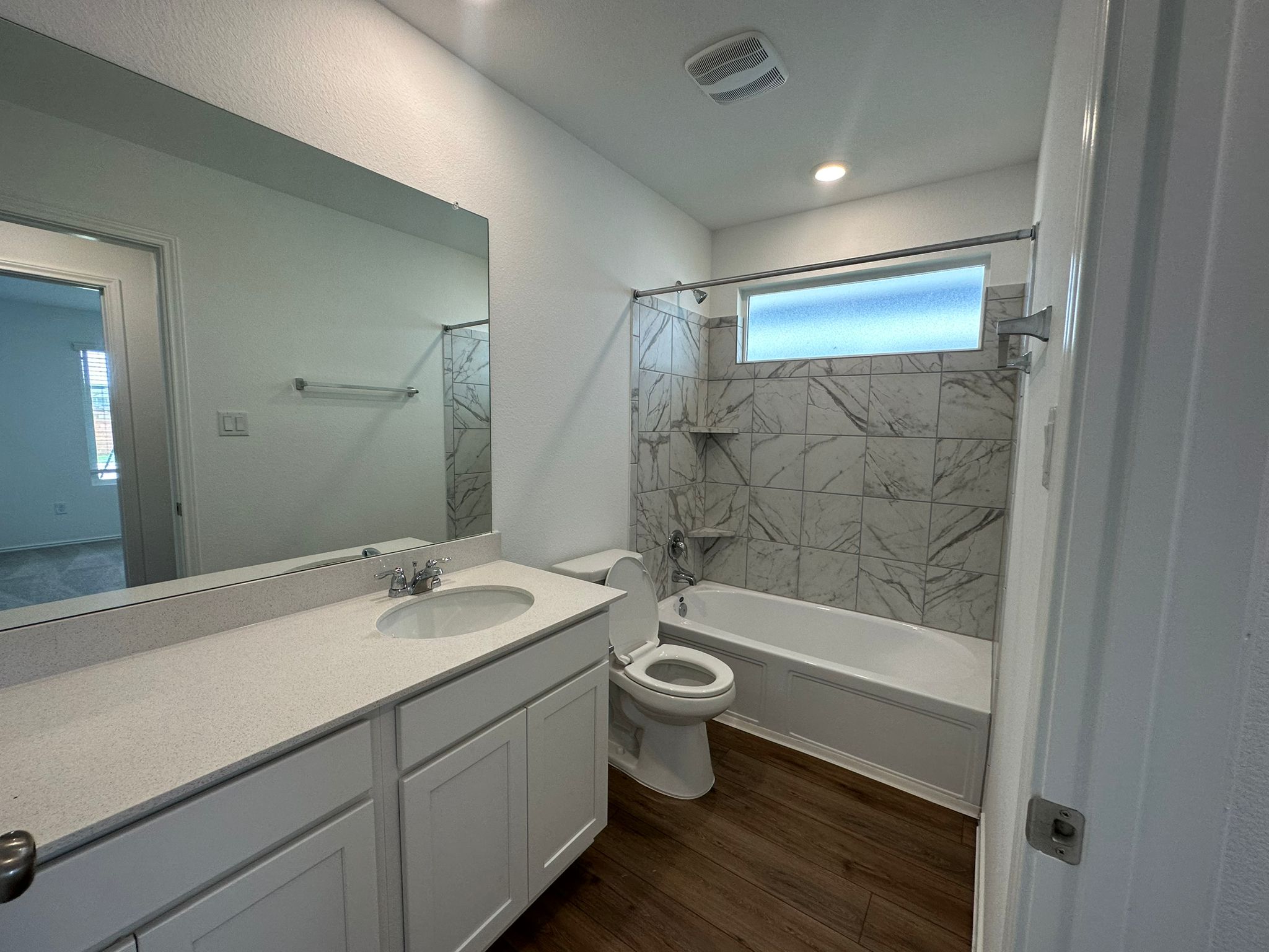 1594 Marley Kyle, TX 78640 - Photo 28 of 34 a bathroom with a sink a toilet and shower