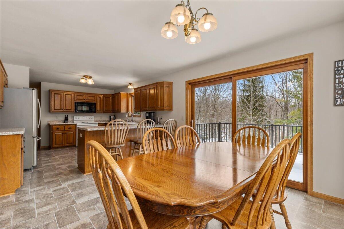 N5968 County Road P Herman, WI 53050 - Photo 17 of 66 Dinette Into Kitchen