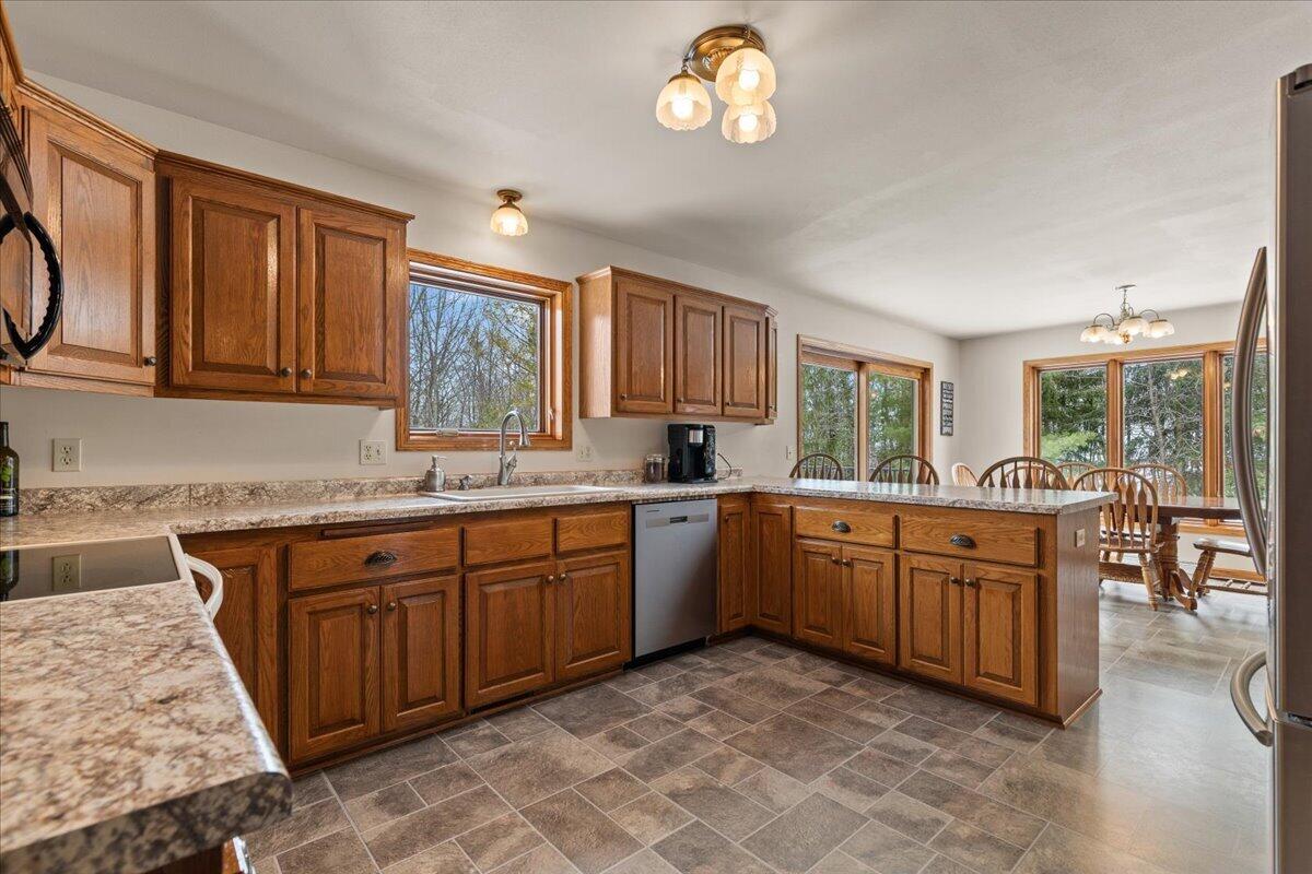 N5968 County Road P Herman, WI 53050 - Photo 22 of 66 Kitchen Into Dinette