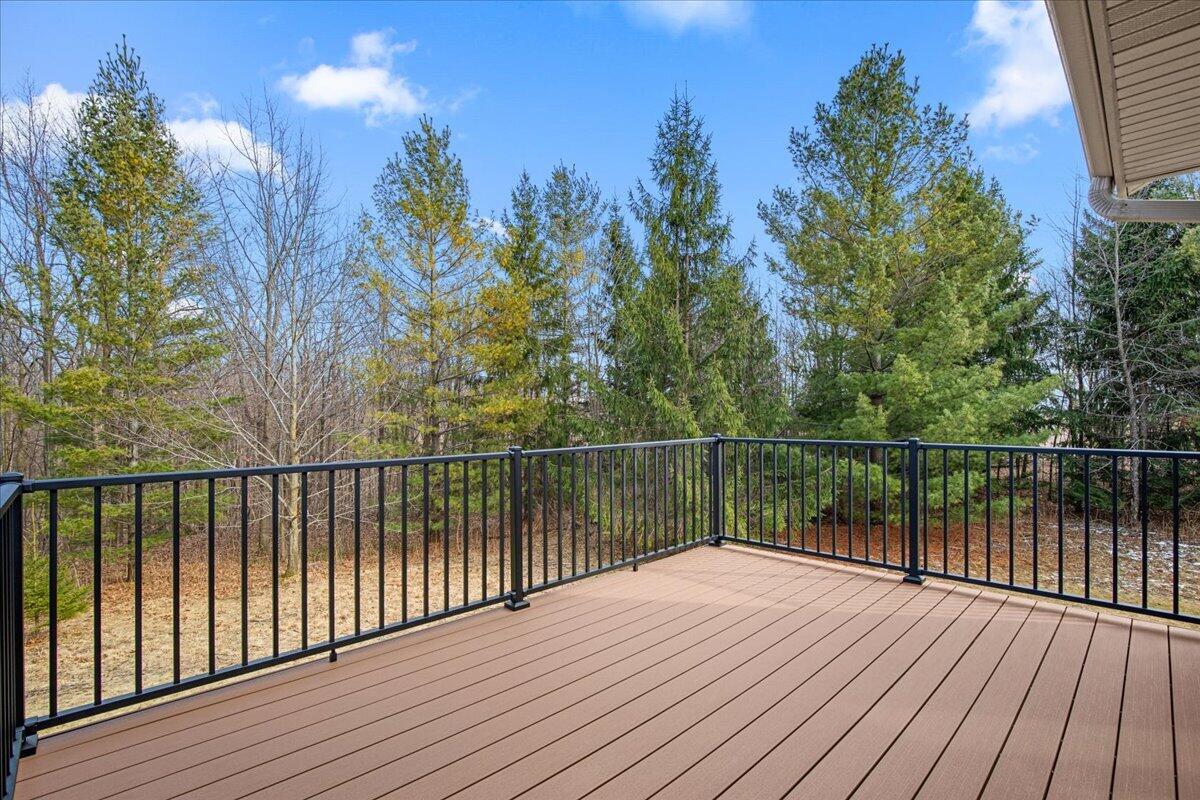 N5968 County Road P Herman, WI 53050 - Photo 25 of 66 New Deck Overlooking Backyard