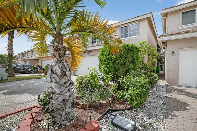 a plant that is in front of a house