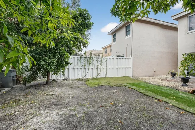 a view of outdoor space and yard