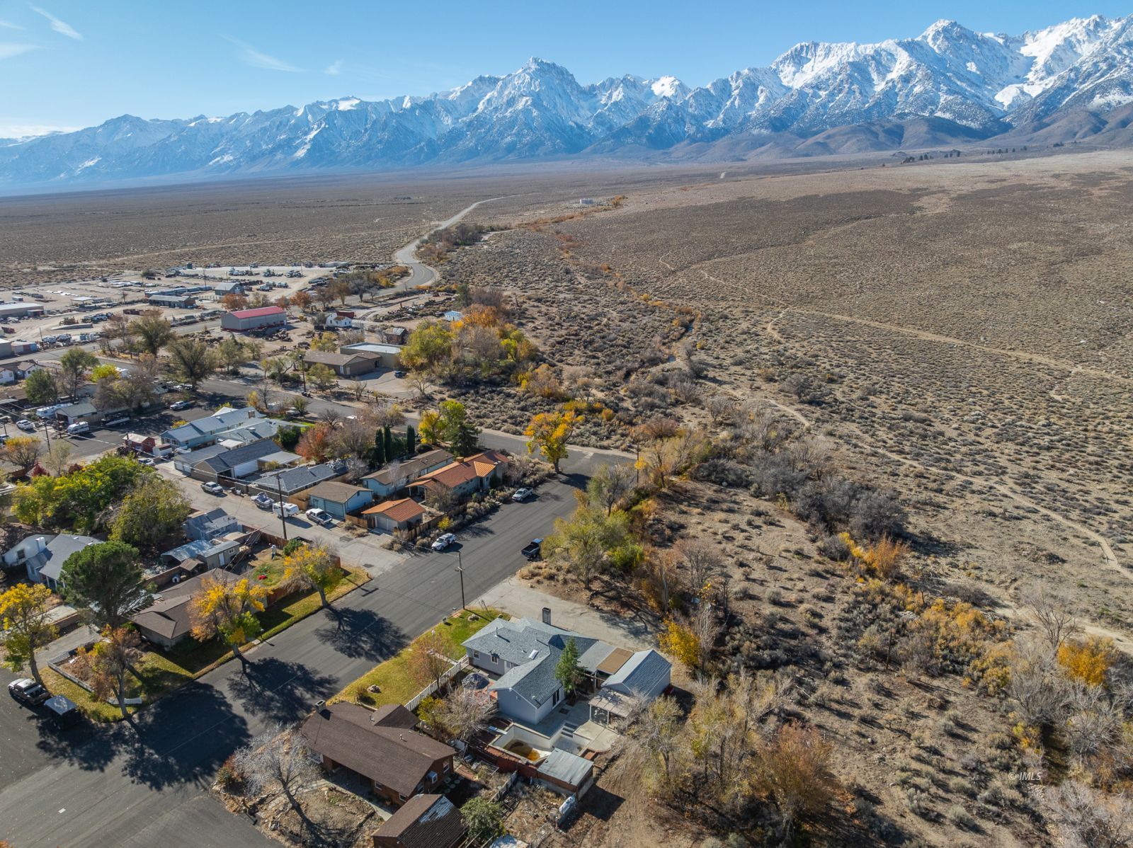 317 West Main Street Independence, CA 93526 - Photo 27 of 33 an aerial view of a house with a mountain