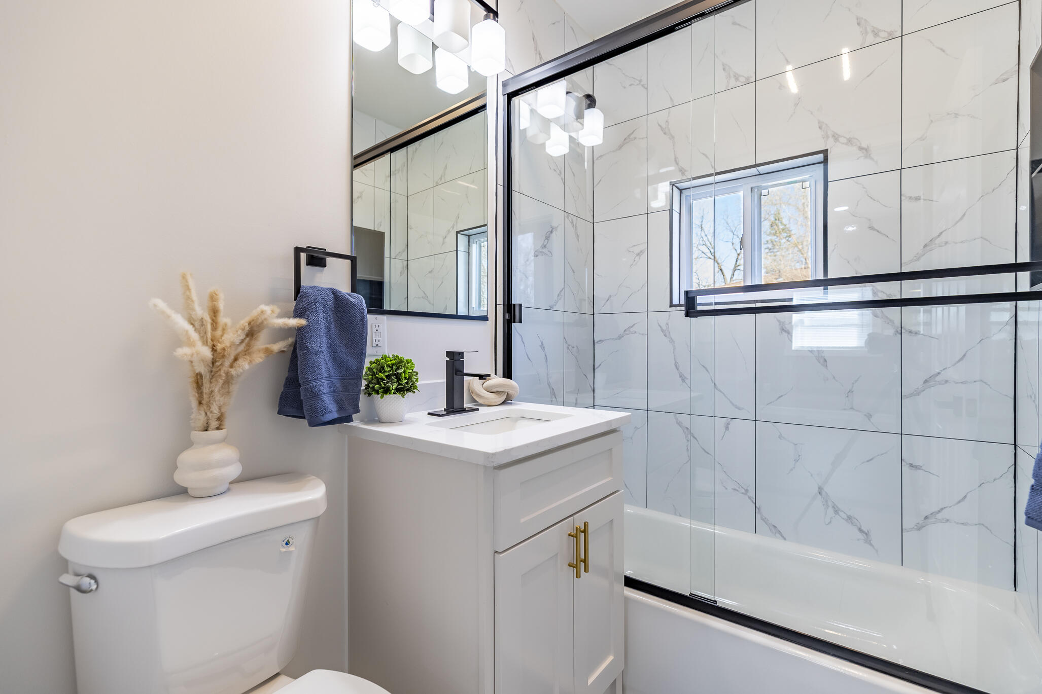 1047 Arizona Street Gary, IN 46403 - Photo 24 of 35 a bathroom with a sink toilet and shower