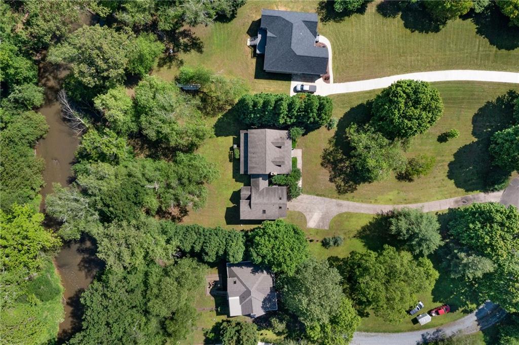 442 Cartecay River Run Ellijay, GA 30536 - Photo 57 of 63 an aerial view of a house with outdoor space and lake view