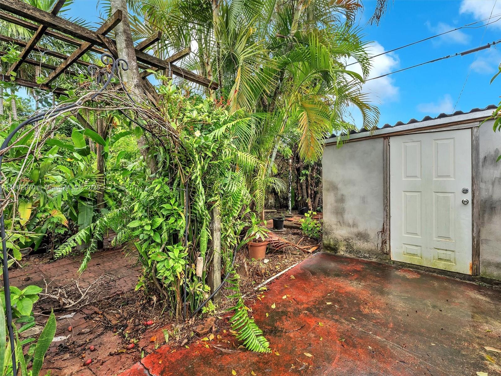 3680 Northwest 16th Street Miami, FL 33125 - Photo 30 of 45 a backyard of a house with lots of green space