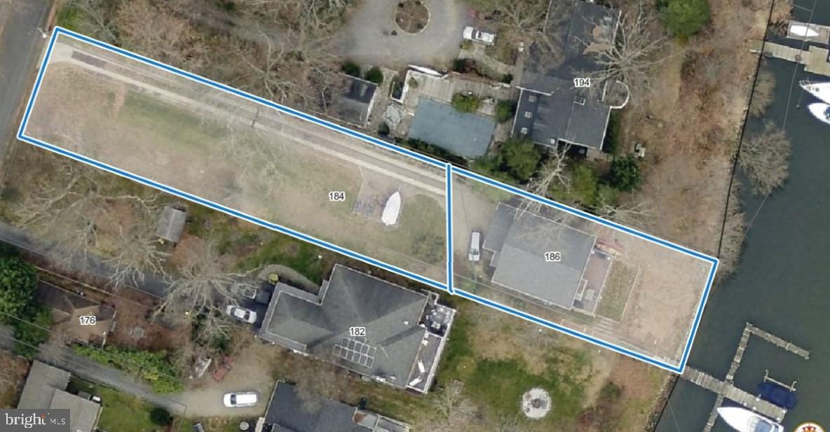 186 Acton Road Annapolis, MD 21403 - Photo 4 of 19 184 and 186 Acton Road Lot Lines