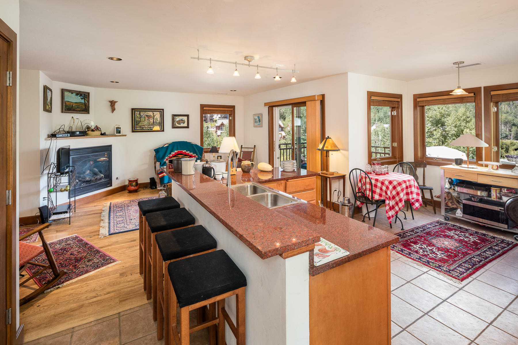 323 Adams Ranch Road, Unit 3A Mountain Village, CO 81435 - Photo 8 of 14 Living Area - Kitchen