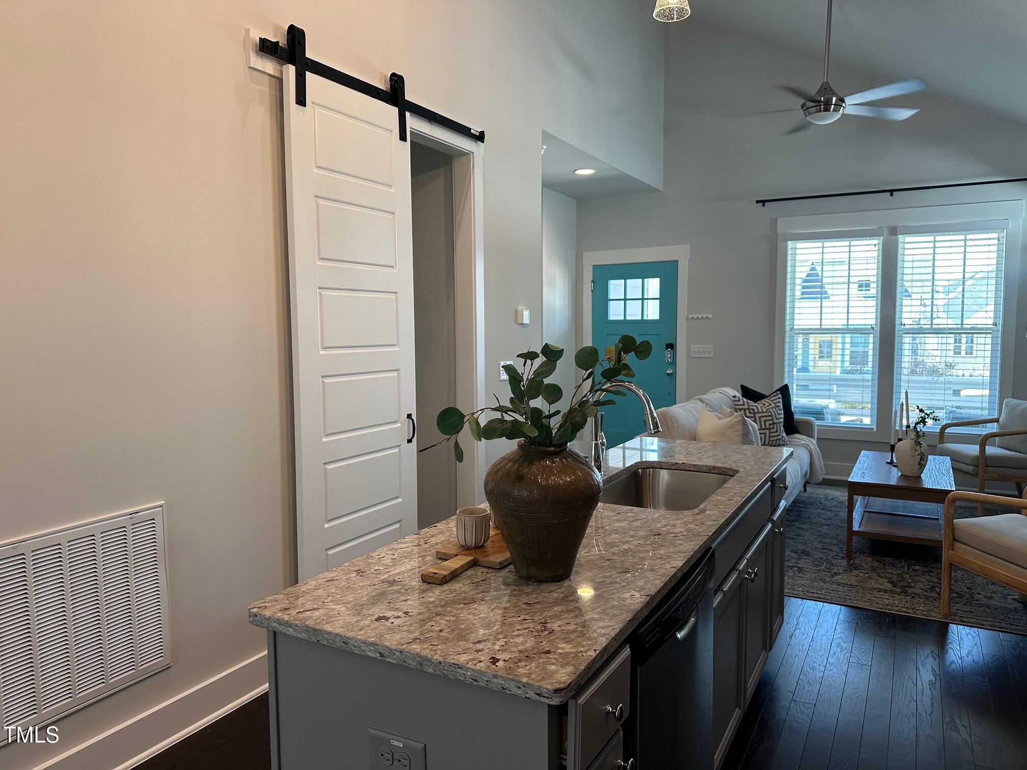 54 Cottage Way Pittsboro, NC 27312 - Photo 8 of 22 a living room with granite countertop furniture a couch and potted plant