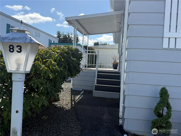a view of outdoor space and deck