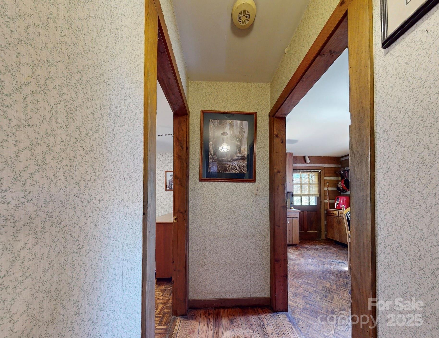 310 Log Gap Road Fairview, NC 28730 - Photo 26 of 46 a view of a hallway to a livingroom and a hallway