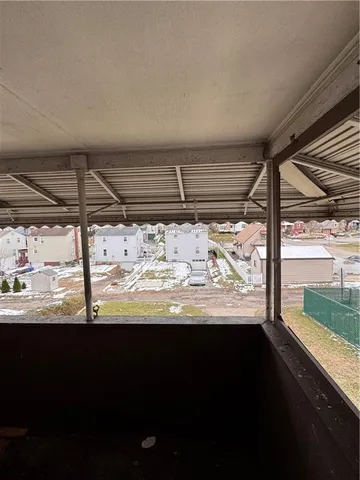 a view of a lot of window