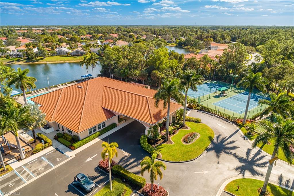 7820 Sandpine Court, Unit 2304 Naples, FL 34104 - Photo 36 of 49 an aerial view of a swimming pool and outdoor space