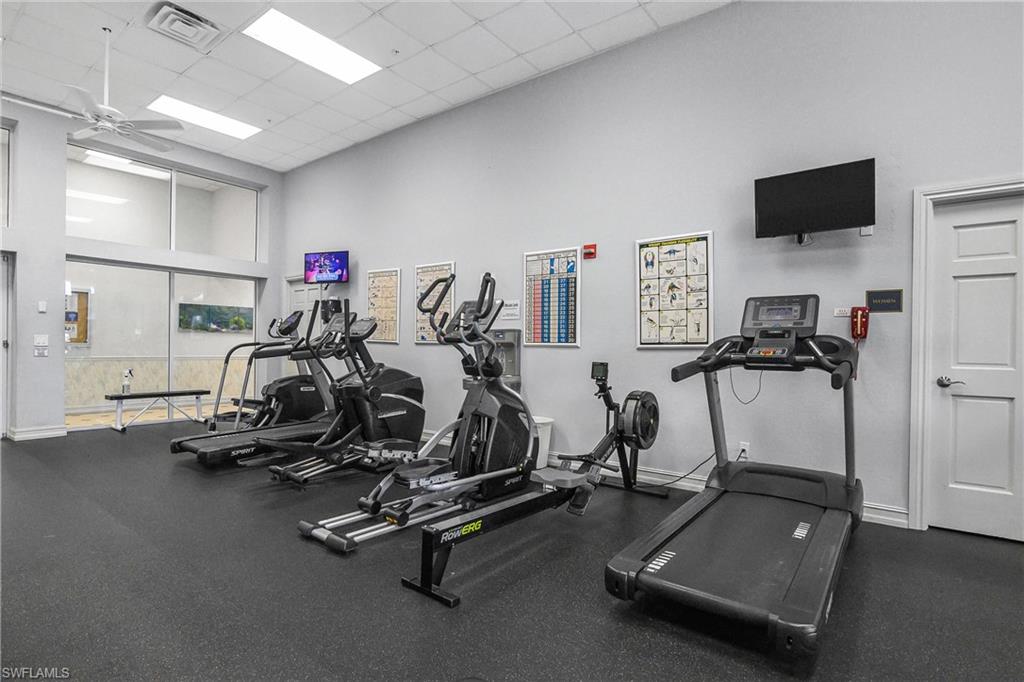 7820 Sandpine Court, Unit 2304 Naples, FL 34104 - Photo 41 of 49 a view of a room with gym equipment