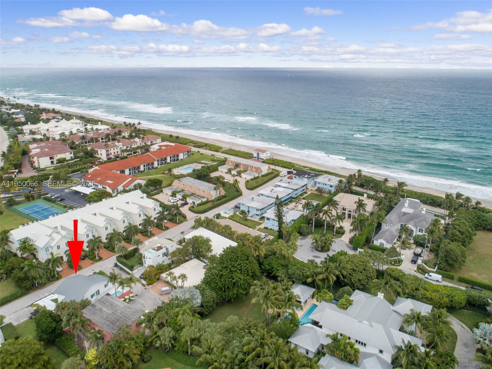 12 Adams Road Ocean Ridge, FL 33435 - Photo 3 of 24 12 Adams aerial with ocean