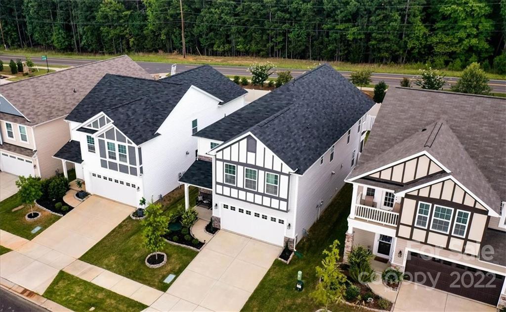 14015 Ridgewater Way Charlotte, NC 28278 - Photo 4 of 48 an aerial view of a house with a yard