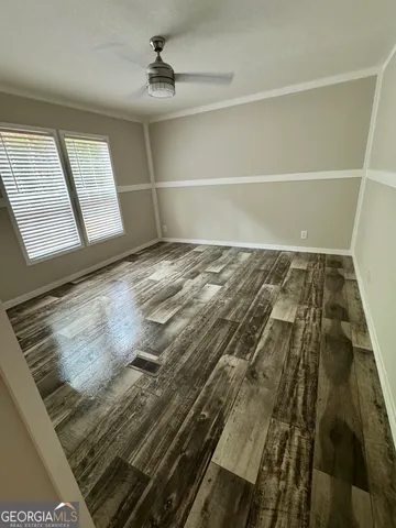 a view of wooden floor