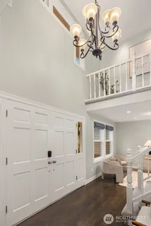 a view of a livingroom with furniture