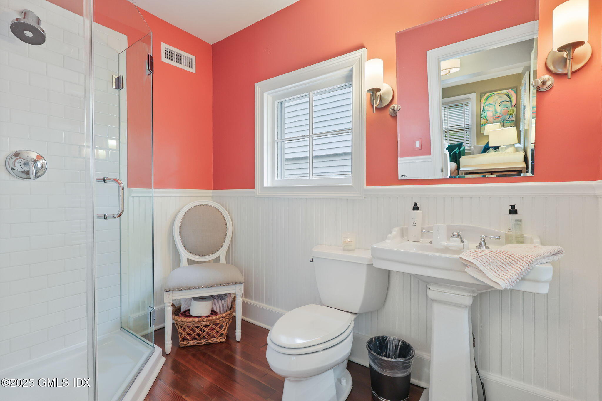 9 Cottage Place Greenwich, CT 06830 - Photo 12 of 21 a bathroom with a toilet sink and mirror