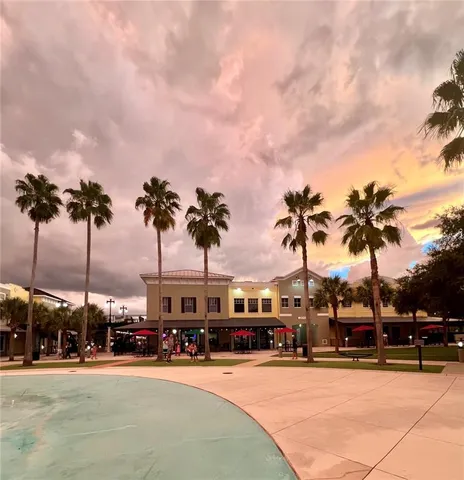 a view of a city street