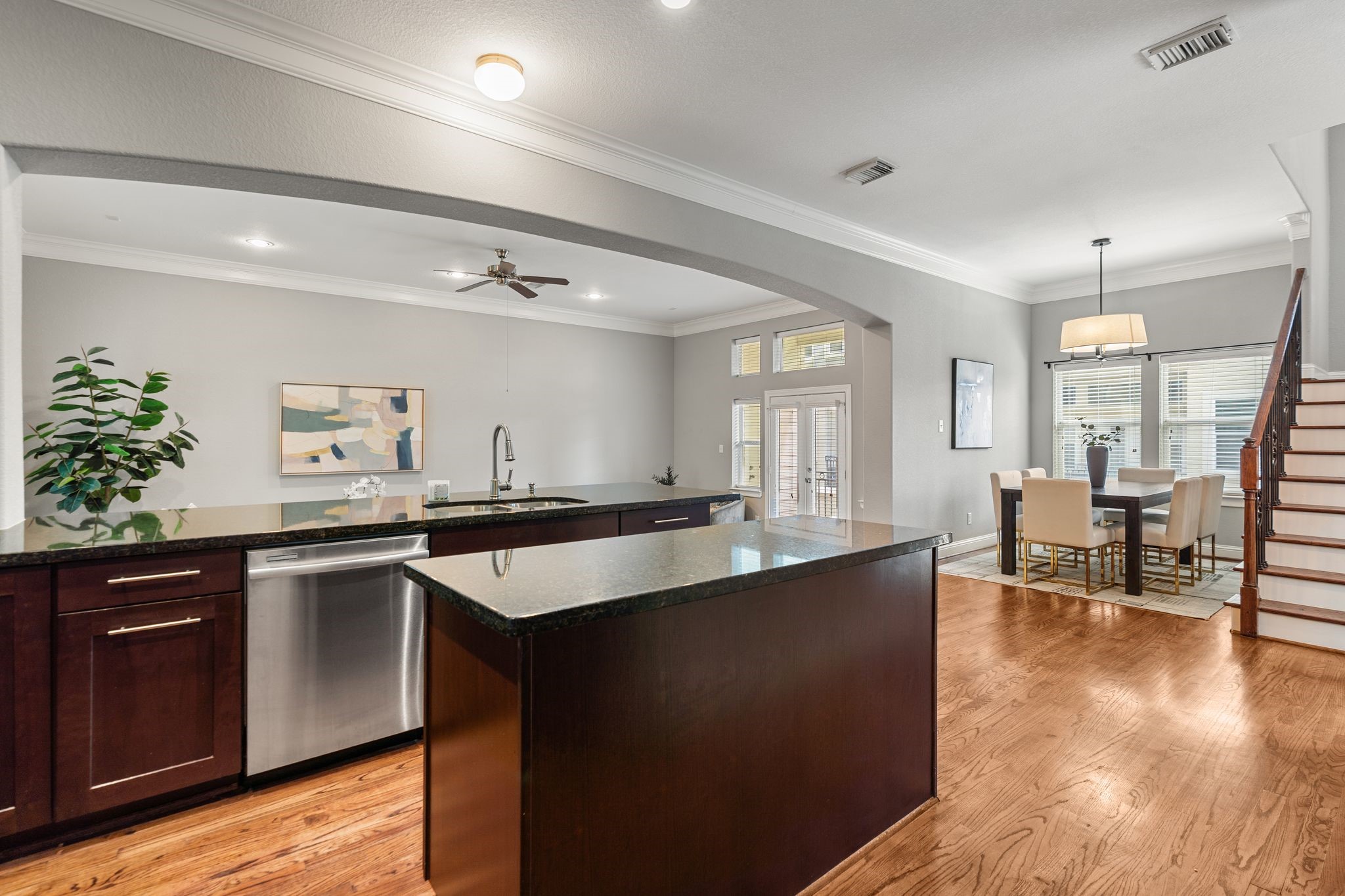 2316 Beall Street Houston, TX 77008 - Photo 4 of 30 This configuration is the perfect mix of an open layout while still holding onto designated spaces.