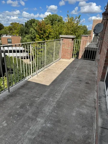 a view of balcony and deck