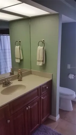 a bathroom with a sink and a toilet
