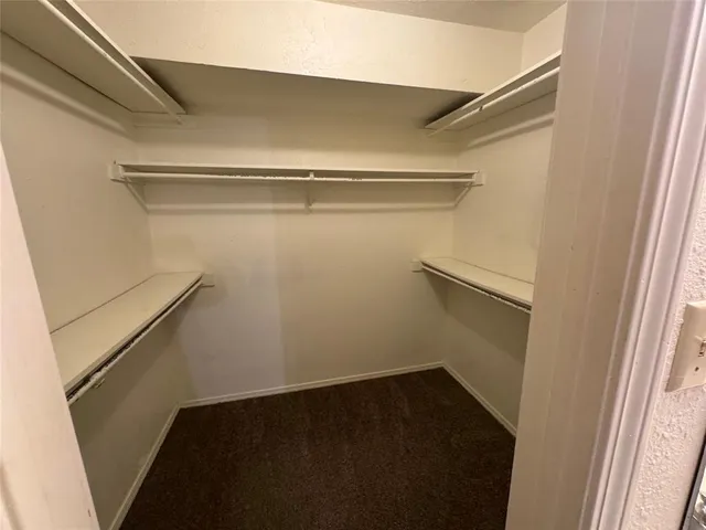 a close view of closet