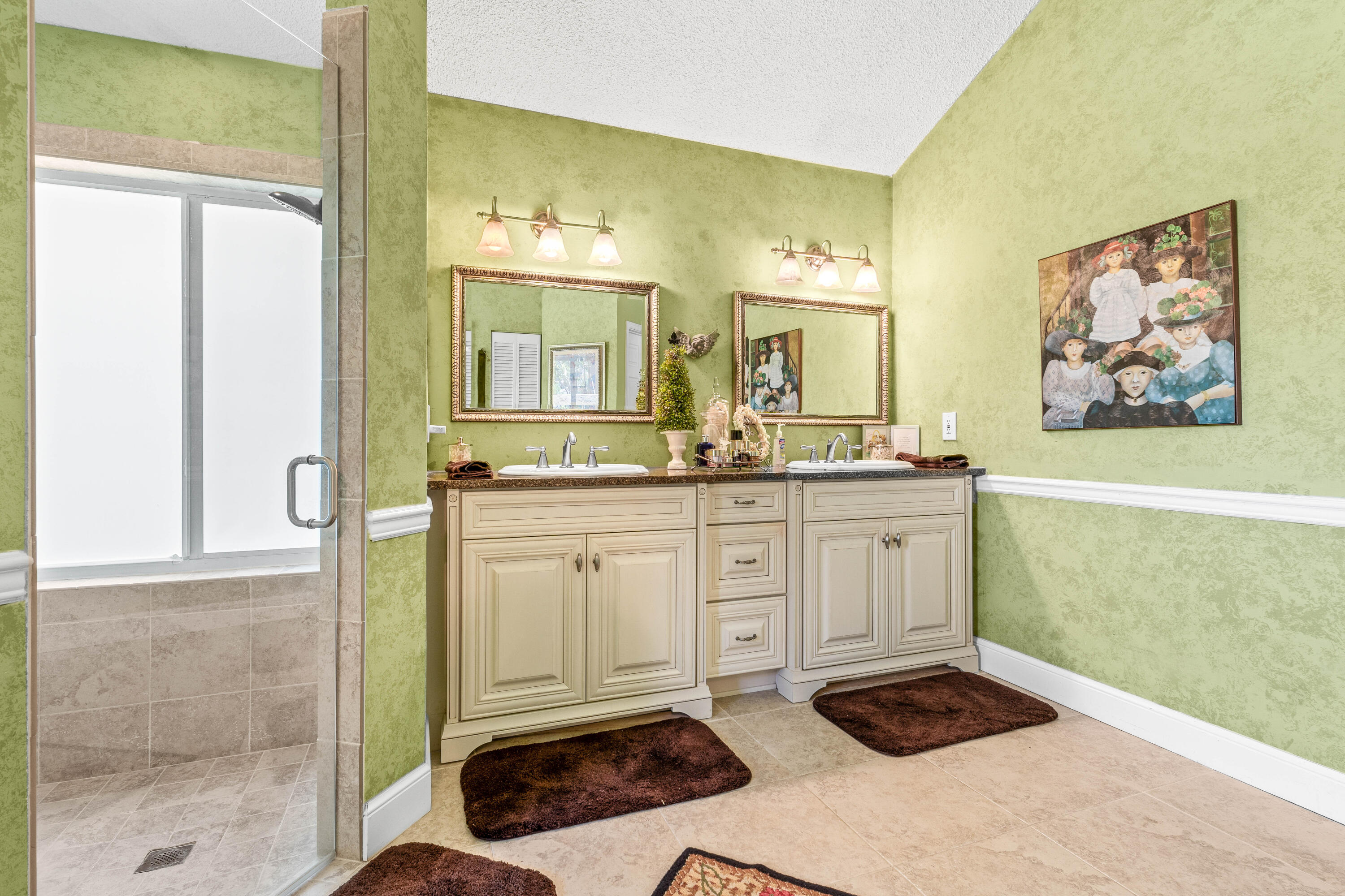 5986 Vista Linda Lane Boca Raton, FL 33433 - Photo 17 of 31 a bathroom with a sink and a mirror
