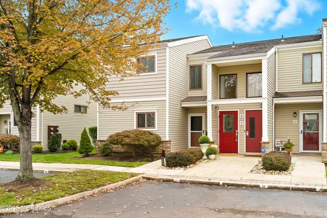 a view of a house with a patio