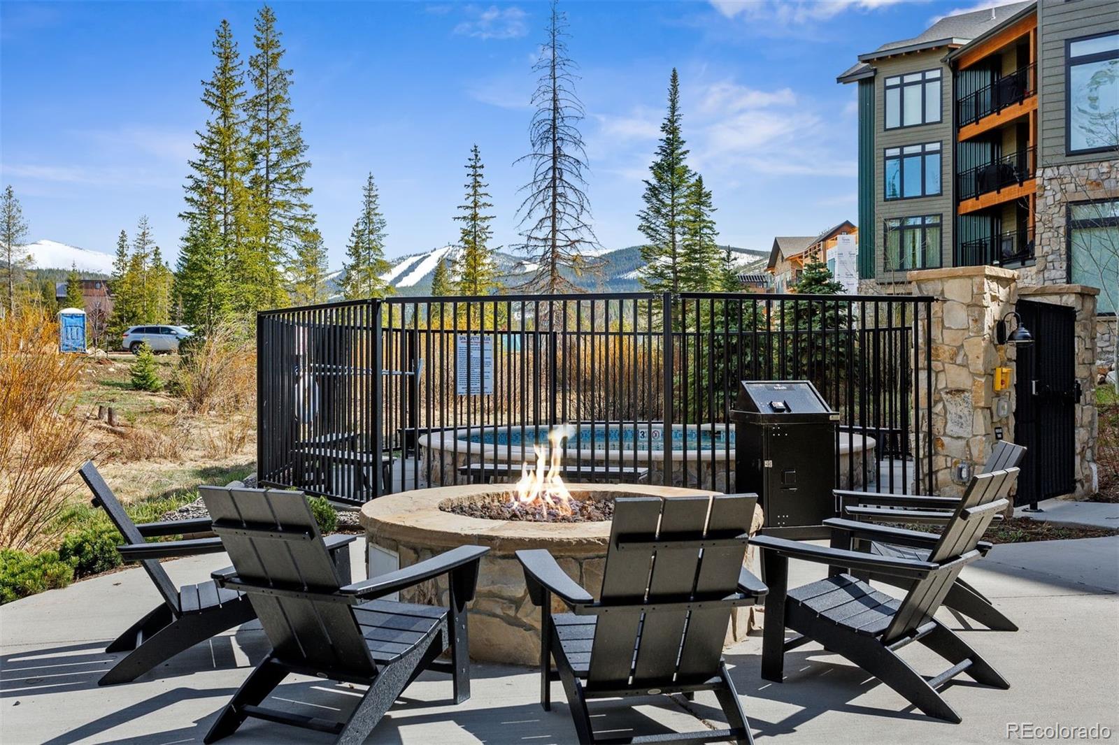 144 Ski Idlewild Road, Unit 3201 Winter Park, CO 80482 - Photo 33 of 39 a view of a chairs and table in patio