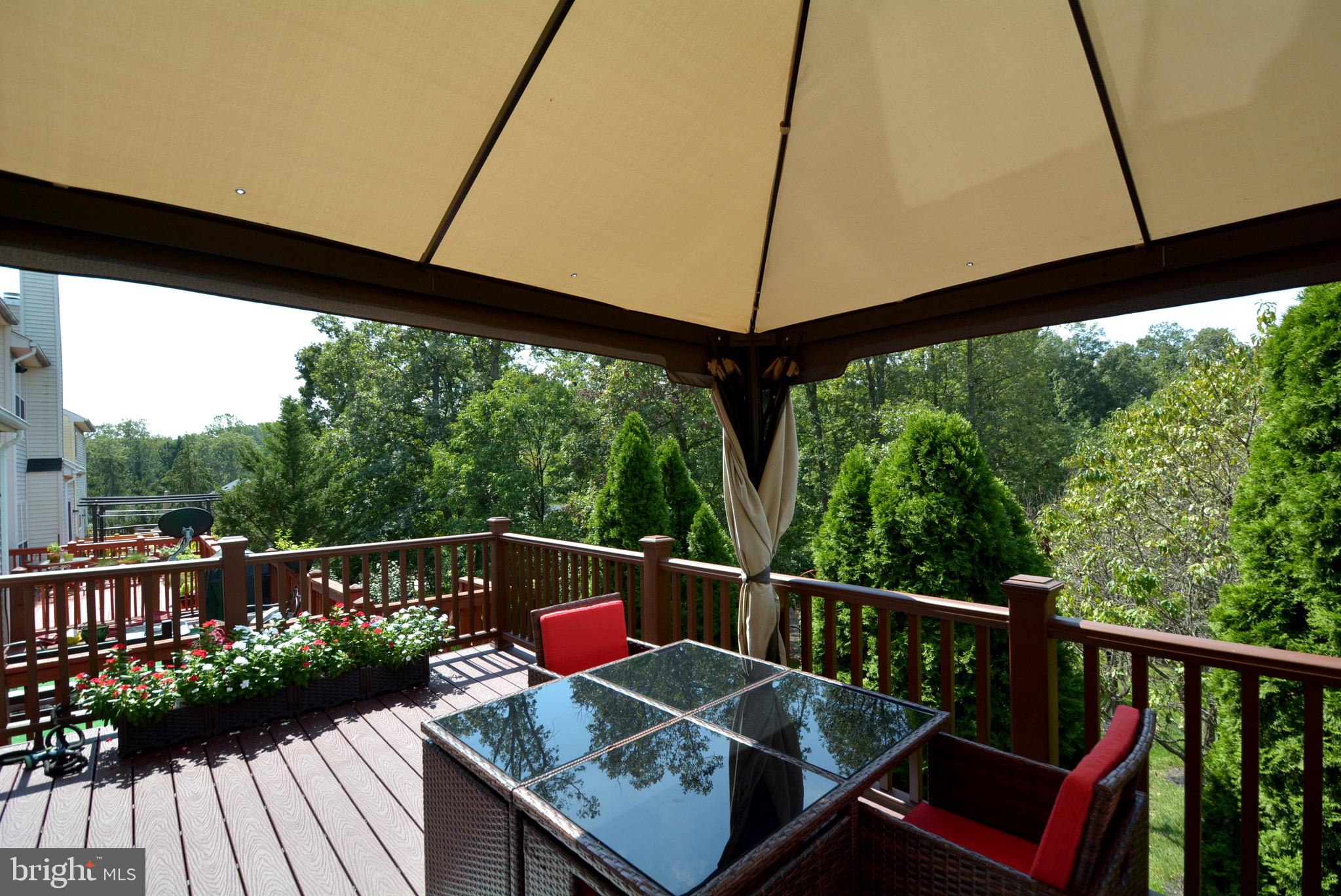 8361 Regal Oak Court Springfield, VA 22152 - Photo 21 of 43 Composite/Trex style decking and railings.