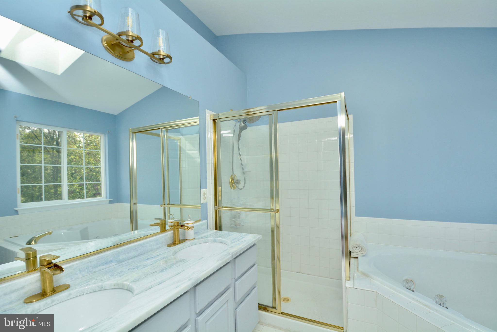 8361 Regal Oak Court Springfield, VA 22152 - Photo 33 of 43 Master bath, jacuzzi tub, new fixtures