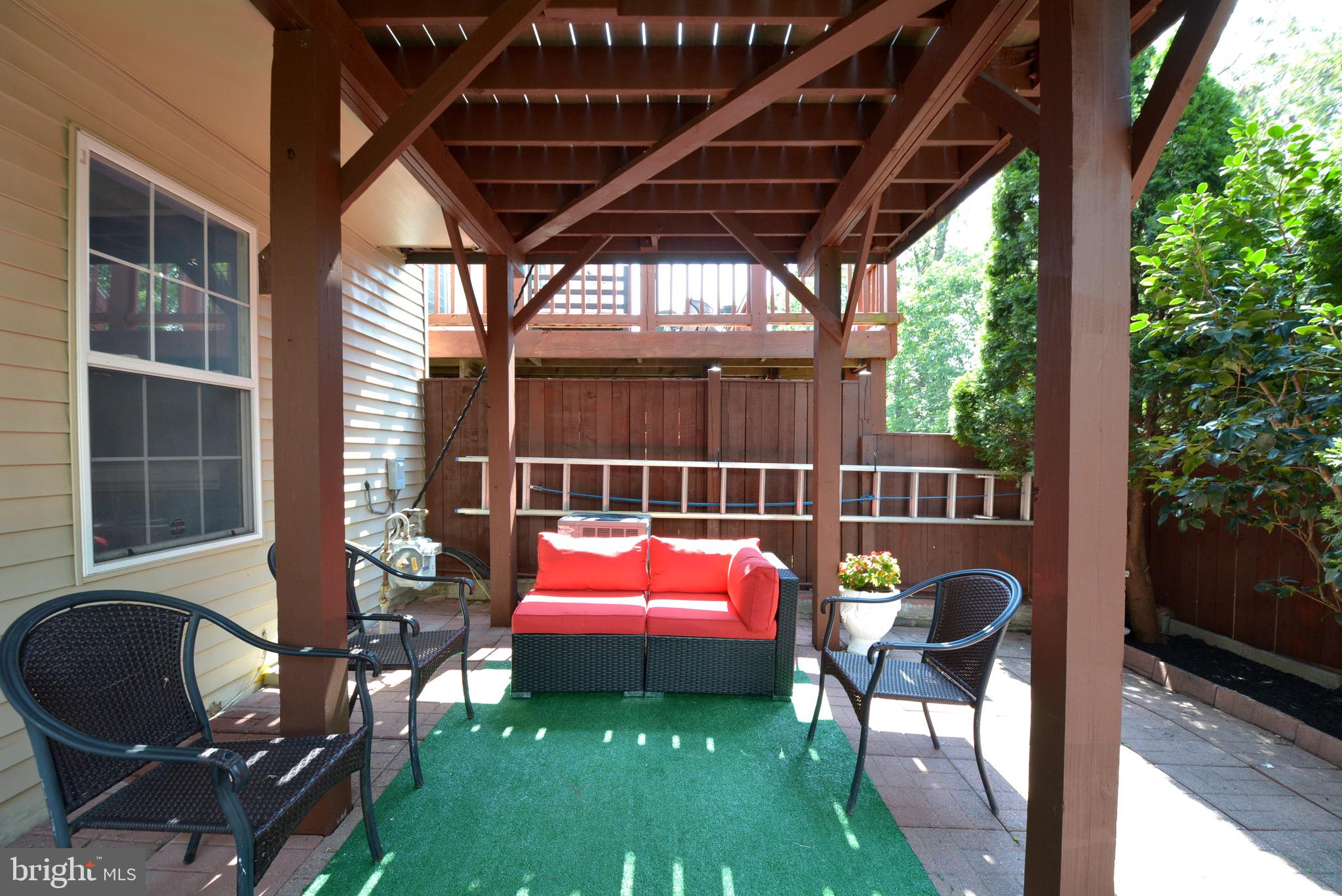 8361 Regal Oak Court Springfield, VA 22152 - Photo 43 of 43 Deck and patio, fully fenced back yard