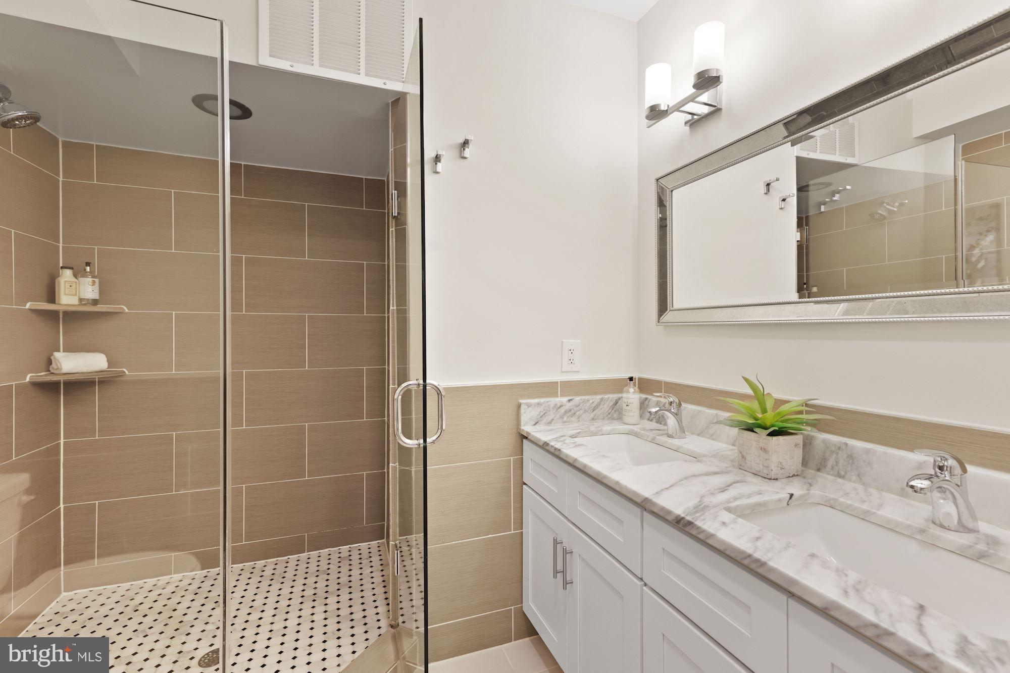 2140 Wisconsin Avenue Northwest, Unit 1 Washington, DC 20007 - Photo 24 of 31 Oversized Walk-in Shower