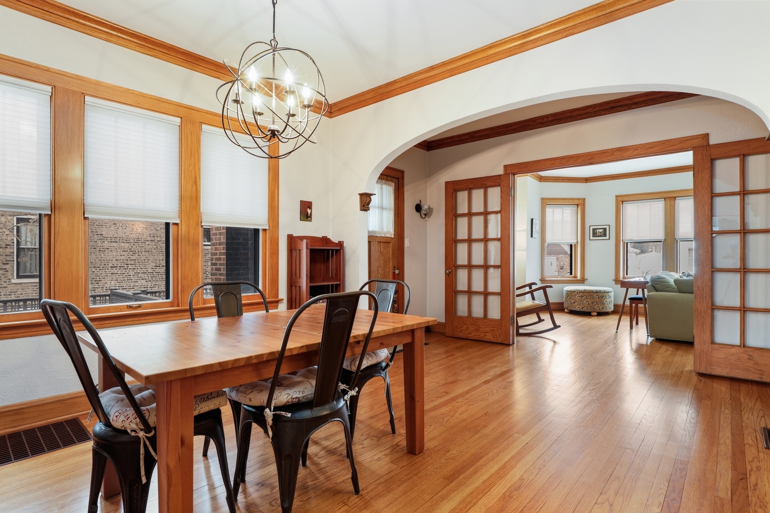 9031 Fairview Avenue Brookfield, IL 60513 - Photo 7 of 35 a dining room with furniture window and wooden floor