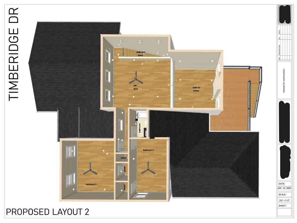 6121 Timberidge Drive Gainesville, GA 30506 - Photo 5 of 25 a upper view of a kitchen with a stove