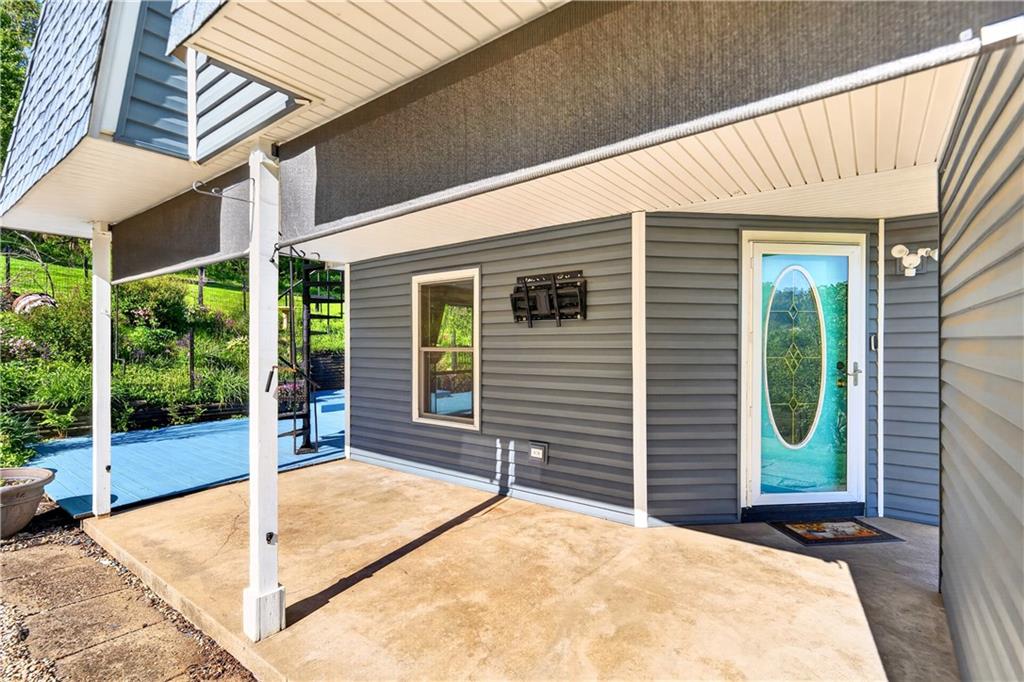 51 Kelley Road Canonsburg, PA 15317 - Photo 46 of 50 The other side patio with outside TV mount for those evenings you want to have a fire and watch the game!